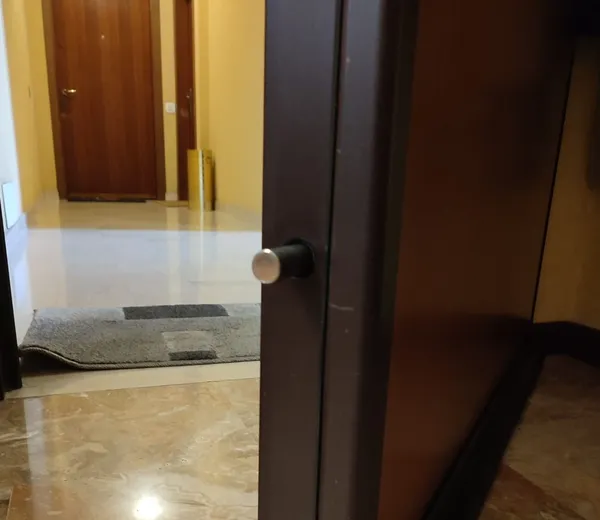 Porta blindata riaperta con il catenaccio integro a Argelato